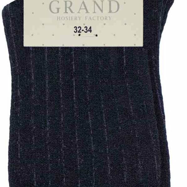 Носки детские Гранд TWL02 цвет: тёмно-синий меланж, размер 20-22 (32-34)