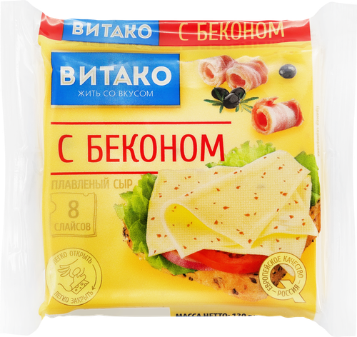 

Сыр плавленый Витако с беконом 35%, 130 г
