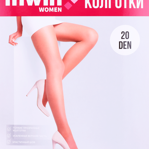 Колготки женские INWIN 20 den nero 5