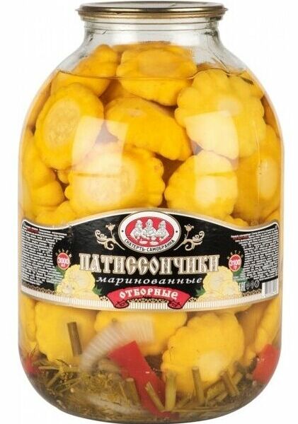 Патиссоны маринованные Скатерть-Самобранка