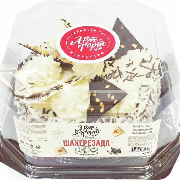 Торт Арт-Торт Шахерезада бисквитный 500г