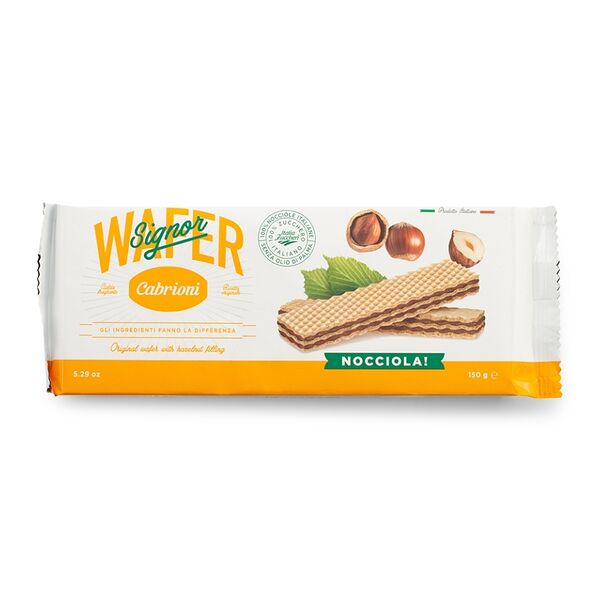 Вафли Cabrioni с ореховой начинкой 150г, Италия