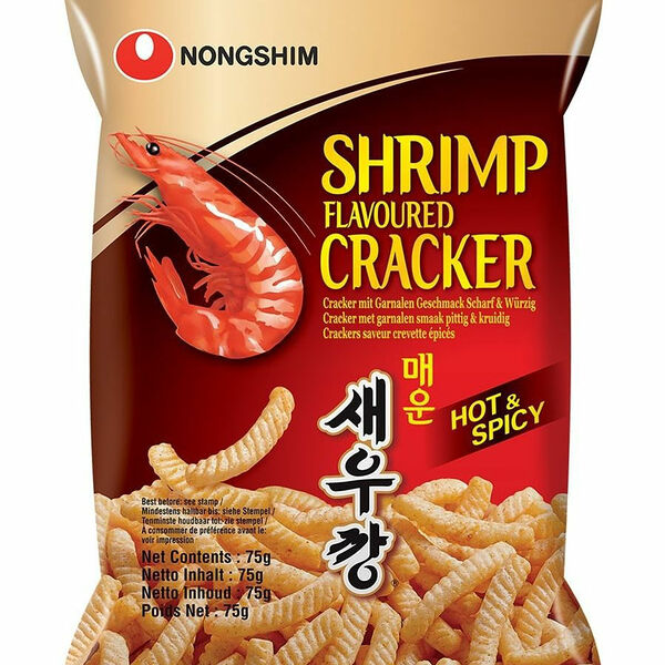 Чипсы креветочные Nongshim острые