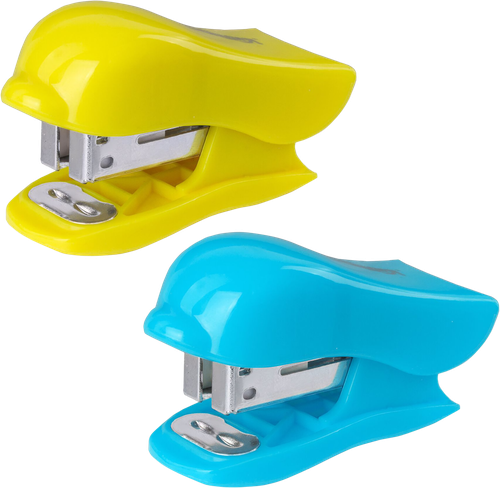 

Степлер Юнландия Дельфин №24/6, 26/6 до 20 листов, 1000 скоб, 1 шт в ассортименте