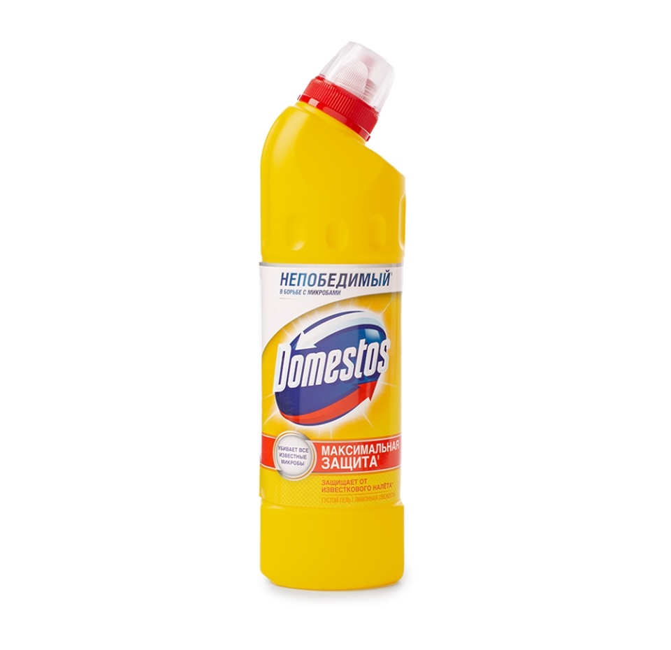 

Средство чистящее и отбеливающее Domestos Лимонная свежесть 500 мл