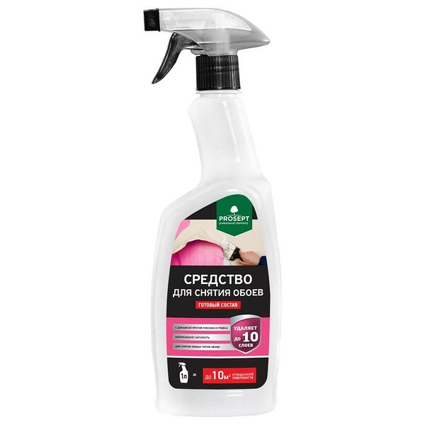Средство для снятия обоев PROSEPT с триггером, готовый состав, 1л