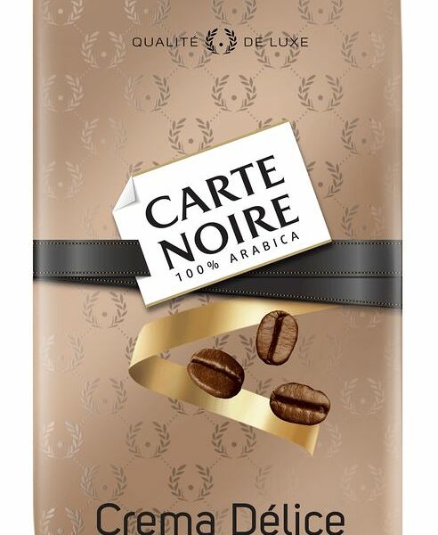 Кофе Carte Noire Crema Delice жареный в зёрнах, 800г
