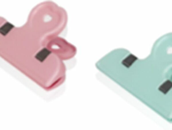 Зажимы для пакетов 6х11х4см в ассортименте 2шт.