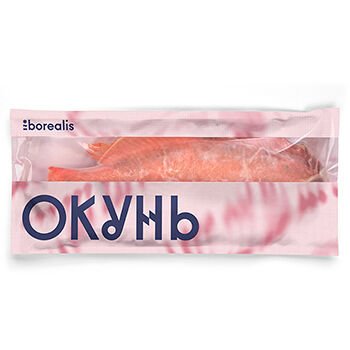 Окунь морской мороженый Borealis потрошеный без головы