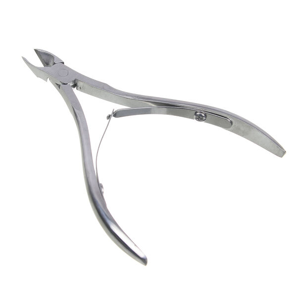 Юниlook кусачки маникюрные для кутикулы с двойной пружиной, длина лезвий 8мм, сталь, 9,5см