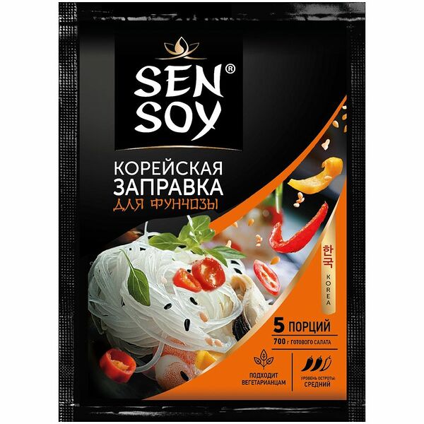 Заправка Sen Soy По-корейски для фунчозы, 80г