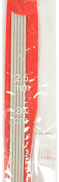 Спицы чулочные 2,5 мм 20 см, 5 шт ТМ Дамское счастье