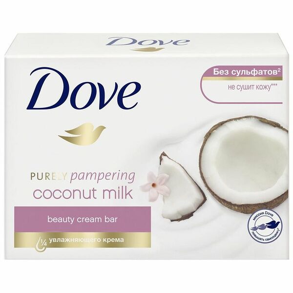 Крем-мыло Dove кусковое кокосовое молочко и лепестки жасмина 135 г