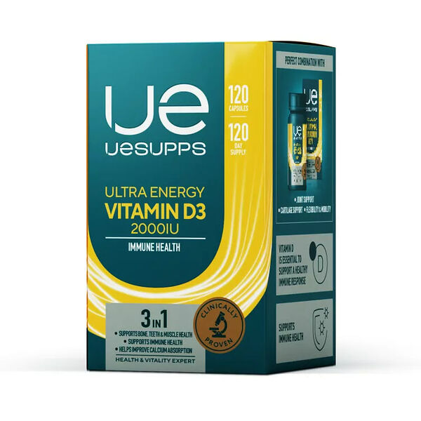 UE UESUPPS Ultra Energy Vitamin D3 капсулы 120 шт