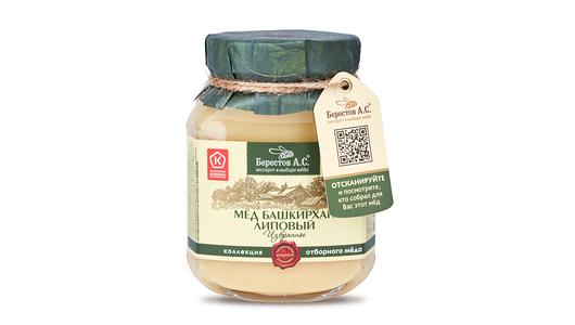 Мед Берестов А.С. Башкирхан липовый 500г