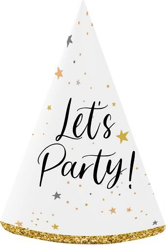 Колпаки праздничные Пакетико Party 6 шт