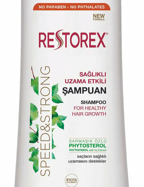 RESTOREX Шампунь для роста здоровых волос против выпадения с фитостеролом, 500 мл