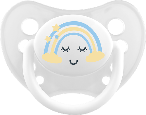 Соска-пустышка LUBBY Just, cиликоновая с симметричным соском, с 6 месяцев