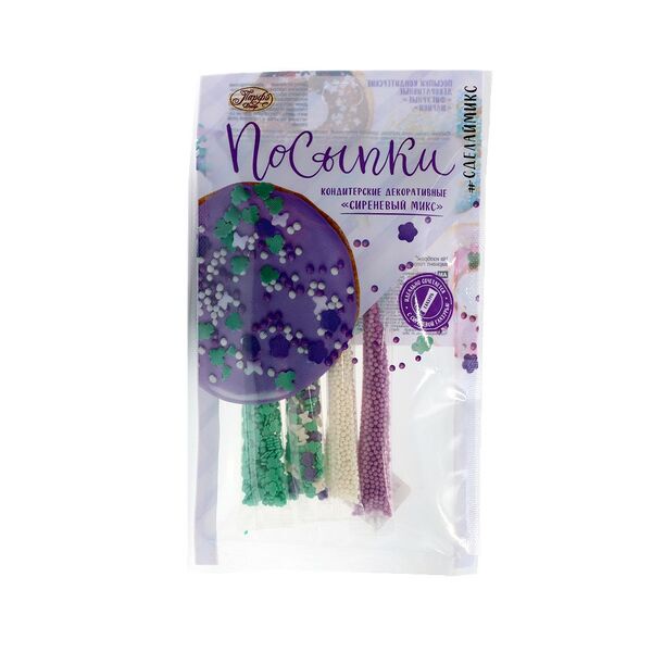 Посыпки Парфэ Сиреневый микс 20г