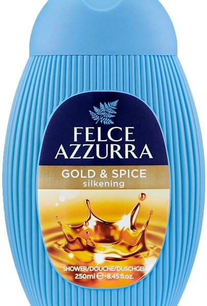 Гель для душа Felce Azzurra Пикантные специи и ценные породы дерева с ванилью 250мл
