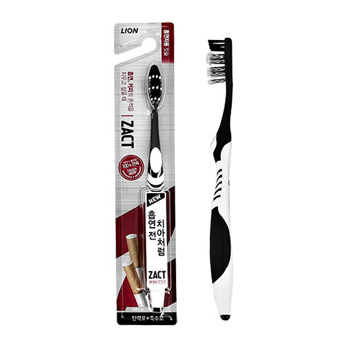 Щетка зубная `LION` ZACT жесткая для курящих (в ассортименте)