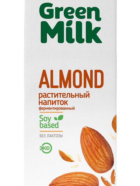 Напиток рисовый Green Milk Миндаль