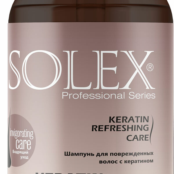 Шампунь для волос Solex с кератином женский 1л