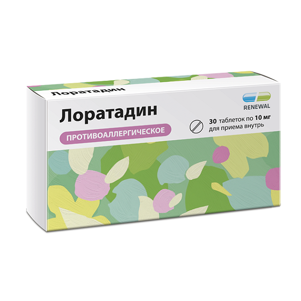 Лоратадин Реневал 10 мг таблетки 30 шт