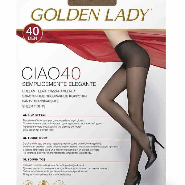 Колготки женские Golden Lady Ciao цвет: cognac/коньяк размер: 5, 40 den