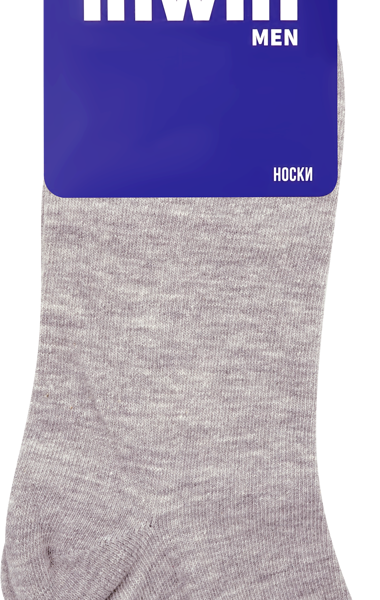 Носки мужские INWIN р.27, цвет серый меланж, Арт. BMS12-2
