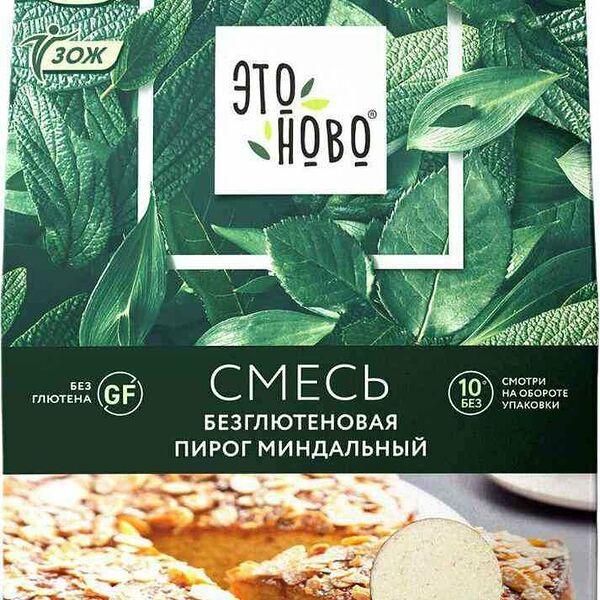 Смесь для выпечки без глютена Этоново Пирог миндальный