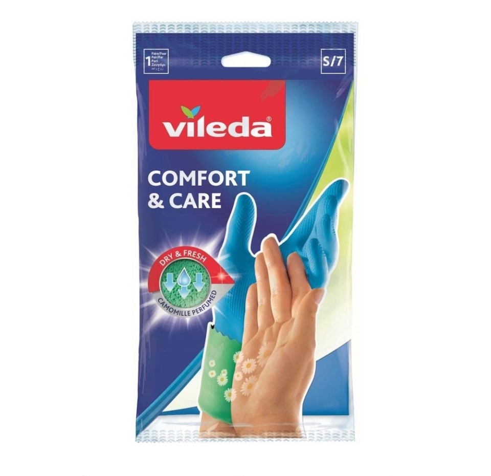 

Перчатки Vileda Комфорт и Забота р. S