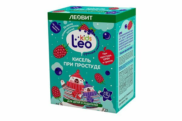 Кисель Леовит Leo Kids при простуде от 1 года 5х