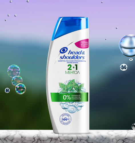 

Шампунь Head&Shoulders Ментол против перхоти 400 мл дизайн упаковки в ассортименте