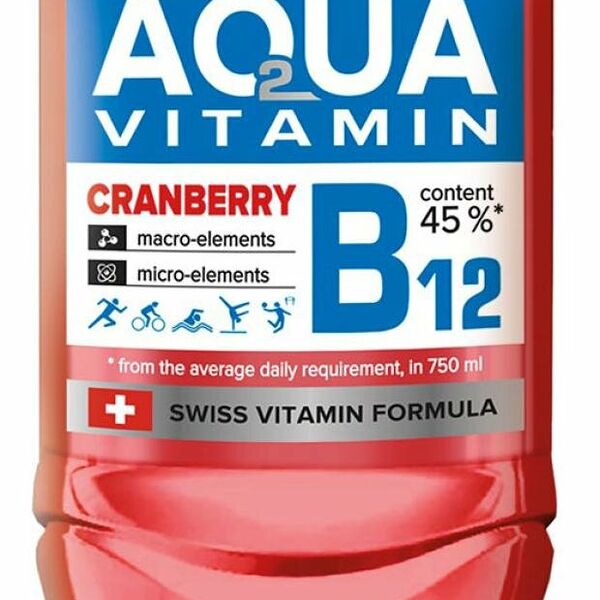 Напиток негазированный Your Water Аква Витамин безалкогольный с ароматом клюквы и витамином В12