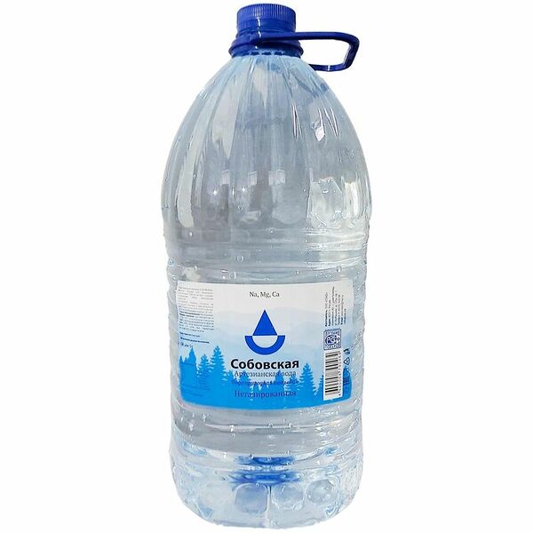 Вода минеральная Собовская природная артезианская негазированная, 5 л