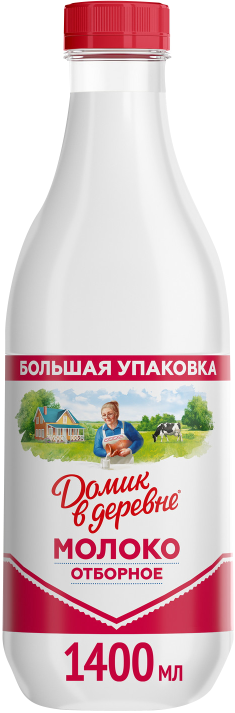 

Молоко Домик в деревне отборное пастеризованное 1.4л