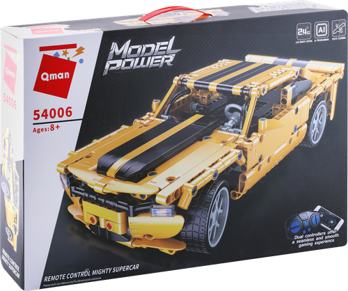 

Конструктор QMAN Машинка, на радиоуправлении, 501 деталь