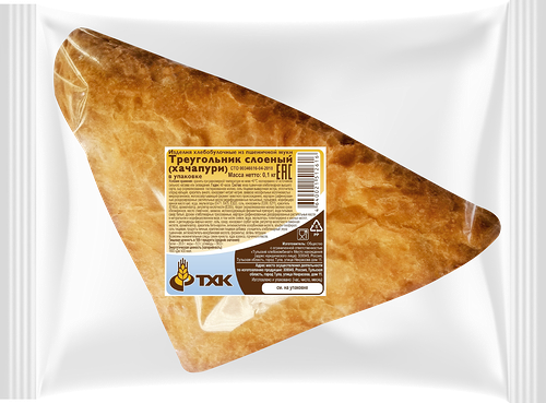 Треугольник ТХК слоеный, хачапури, 100г