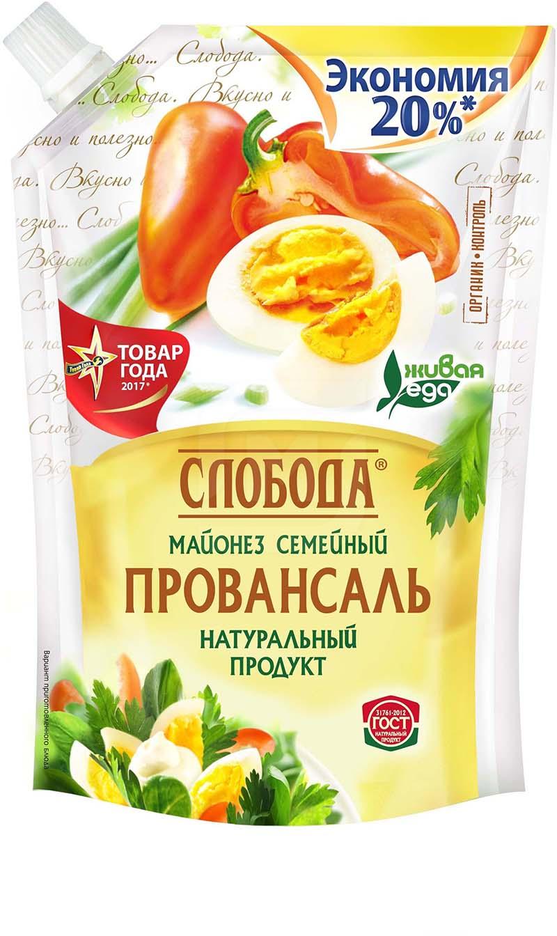 

Майонез Слобода Провансаль Семейный 850 мл