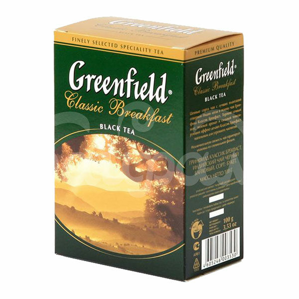 Чай Greenfield 100гр Classik Breakfast Черный Индийский Листовой