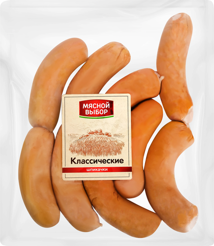 

Шпикачки МЯСНОЙ ВЫБОР Классические, весовые