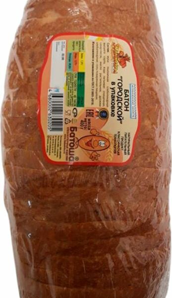 Хлеб Батоша Городской нарезка 400г