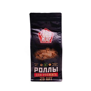 Роллы для розжига ГлавЖар 25 шт., Россия