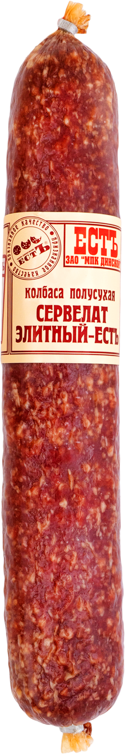 

Колбаса Естъ Сервелат Элитный сырокопченый вес