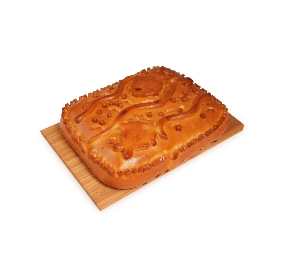 

Пирог с семгой и рисом ручной работы, малый, «Азбука Вкуса», Россия