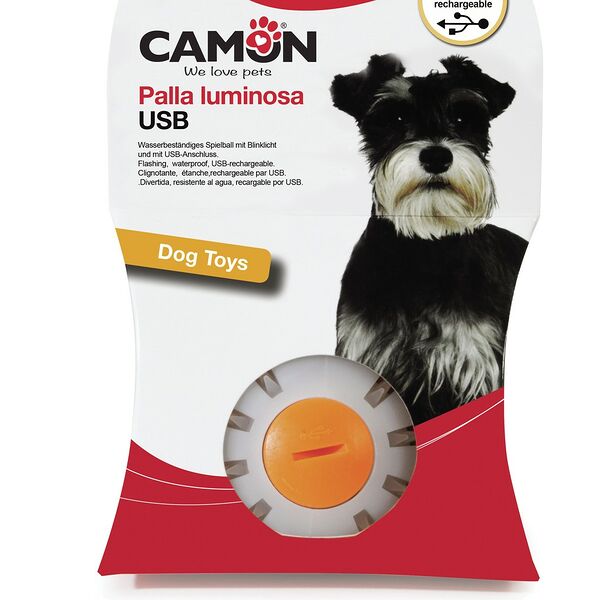 Игрушка для собак Мяч светящийся d 6.5 см  CAMON