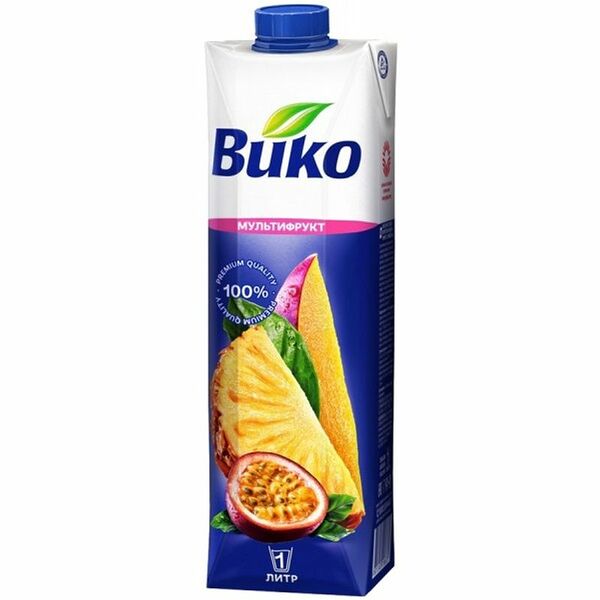 Нектар Вико Мультифрукт с мякотью 1 л