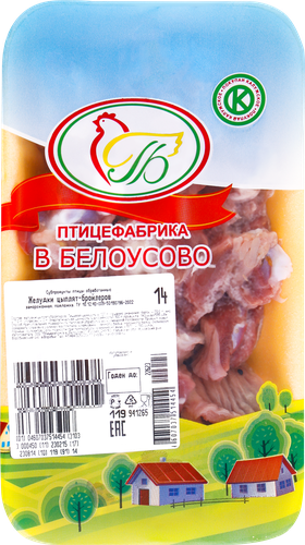 

Желудок куриный ПФ В БЕЛОУСОВО Мышечный, замороженный, 450г