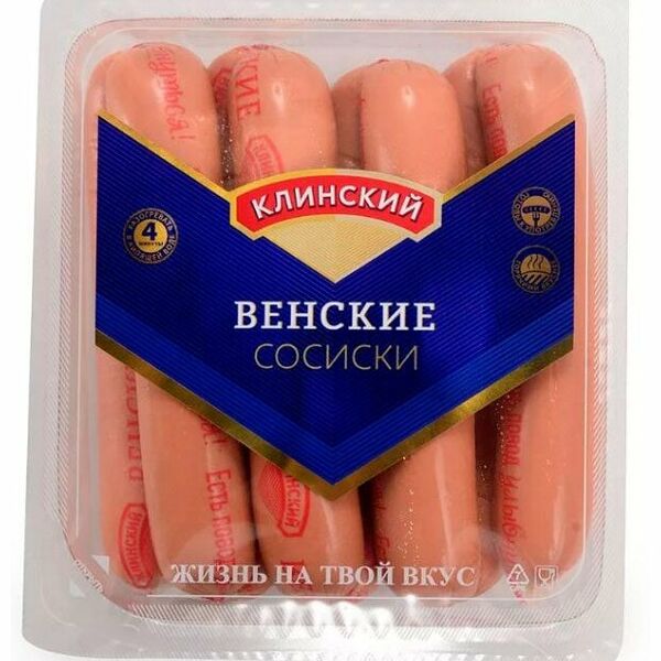 Сосиски Клинский мясокомбинат Венские